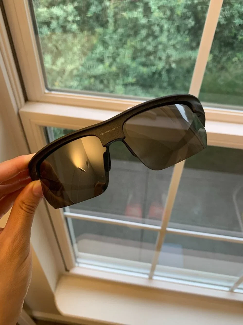 Oakley Bisphaera Sunglasses OO9400-0268 Matte Steel Prizm Black Mirror